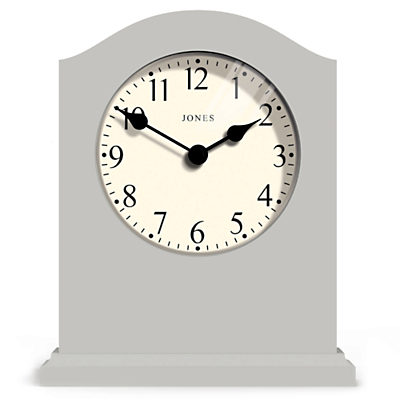 Jones Banbury Mantel Clock Grey Jones Banbury Mantel Clock Grey